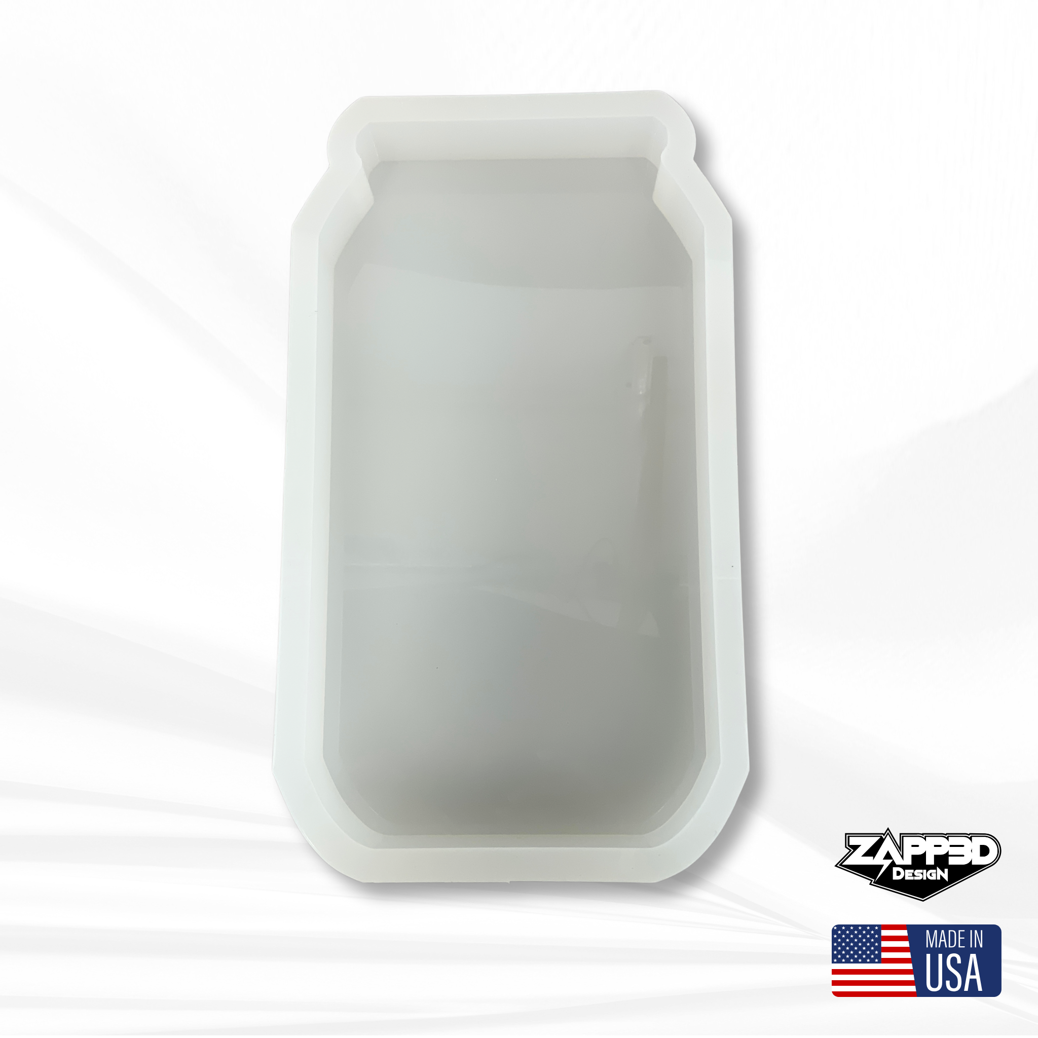 12"x 6.5"x 1.25" Beer Can Cheese Board Silicone Mold - Board Mold, Soda Can Mold