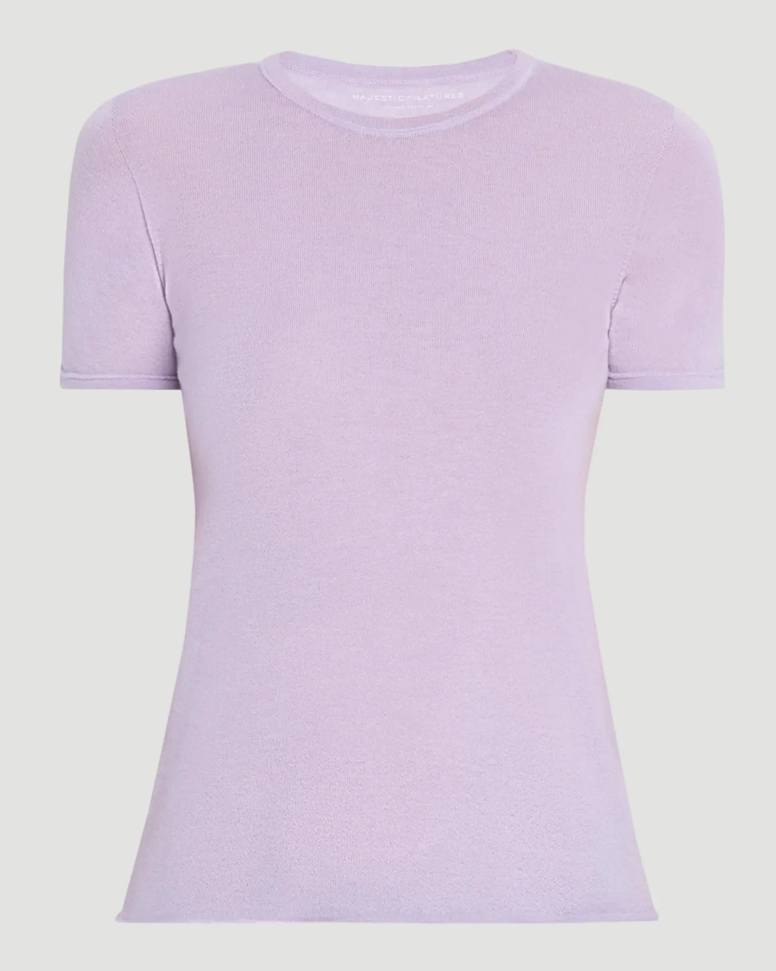 100% Machine Washable Cashmere Short Sleeve Crewneck T-Shirt