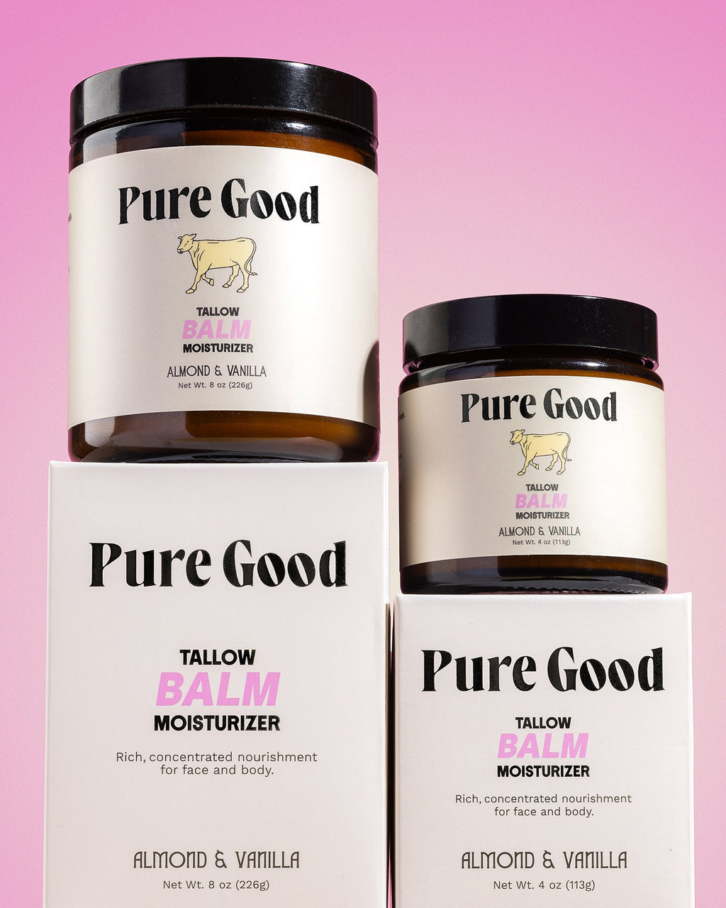 Almond + Vanilla Tallow Balm