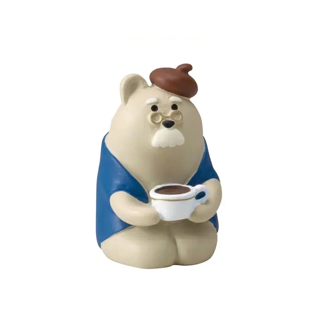 2025 Bread Baking Cake Series Creative Fashion Toy Cat Action Figures Car Interior Desktop Miniatures Resin Ornament Accessories