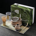 4PCS Japanese Matcha DIY Tea-Making Tools Bamboo Matcha Whisk Scoop Bowl Tea Whisk Brush Suits Ceremony Accessories