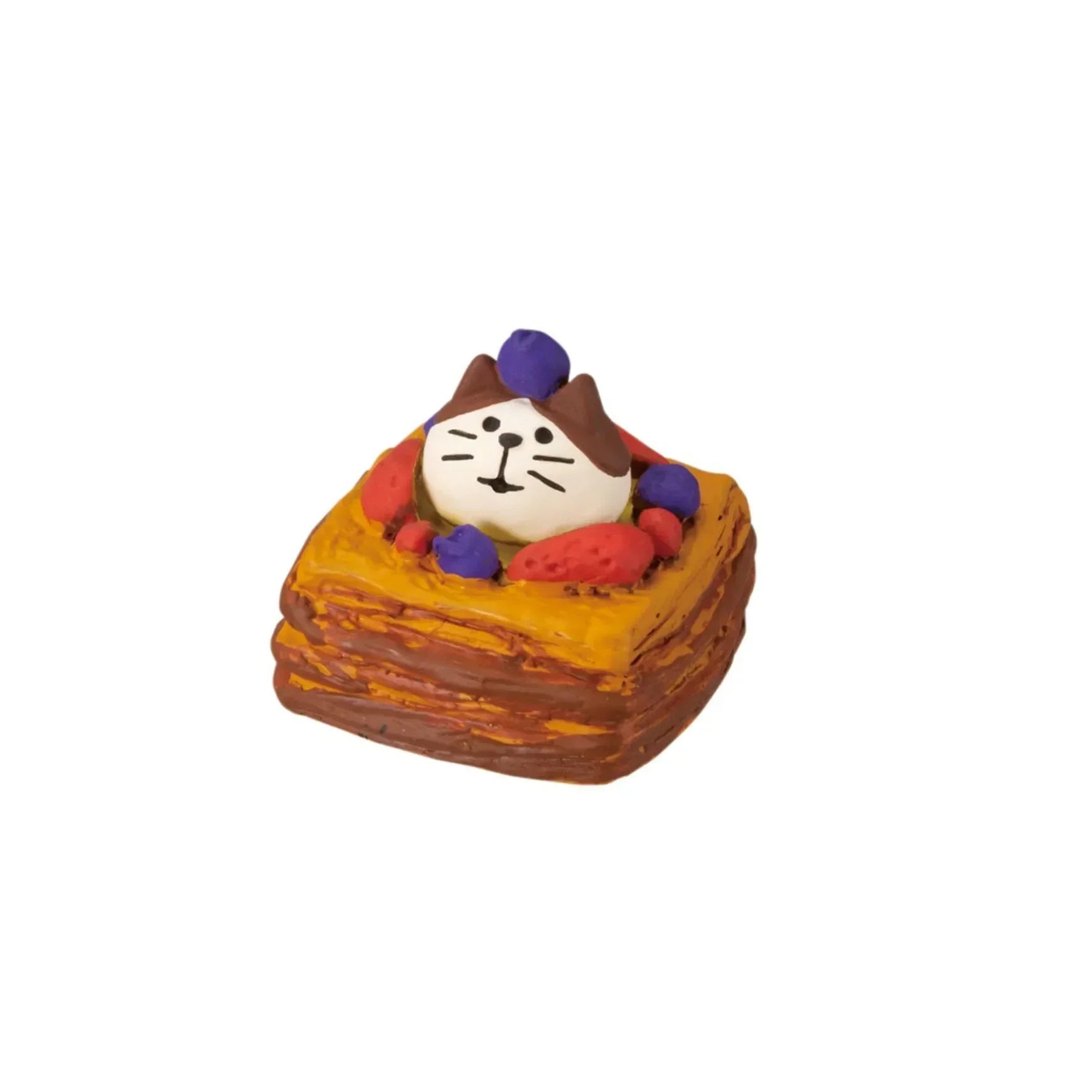 2025 Bread Baking Cake Series Creative Fashion Toy Cat Action Figures Car Interior Desktop Miniatures Resin Ornament Accessories