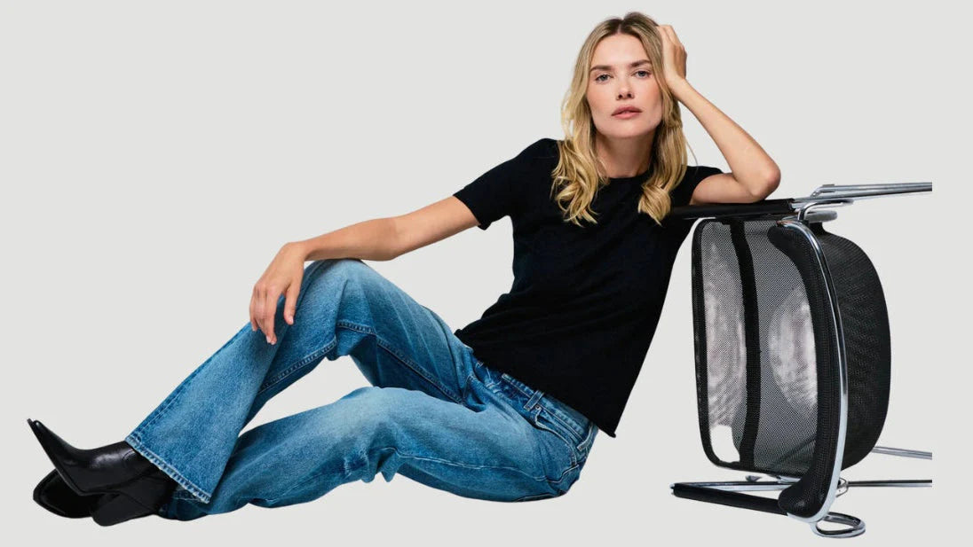 100% Machine Washable Cashmere Short Sleeve Crewneck T-Shirt